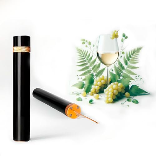 Abridor de Botellas y Sacacorchos Profesional en Acero Inoxidable | Sistema de Bombeo a Presión de Aire | Abrebador de Vino con Sistema de Bombeo | Fácil de Usar y Duradero
