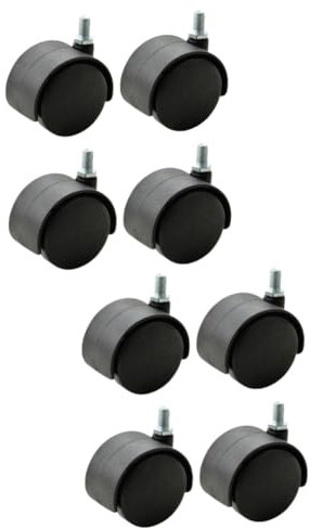 DIYEAH 8stücke Teiliges Von Schwerlast-möbelrollen Gewindestift Für Bürostühle Und Möbel Geeignet Für Teppich Und Laminat Installieren Stabil Und Langlebig