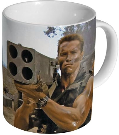 Green Listing LTD Arnold Schwarzenegger Kommando-Szene – Keramik, 325 ml