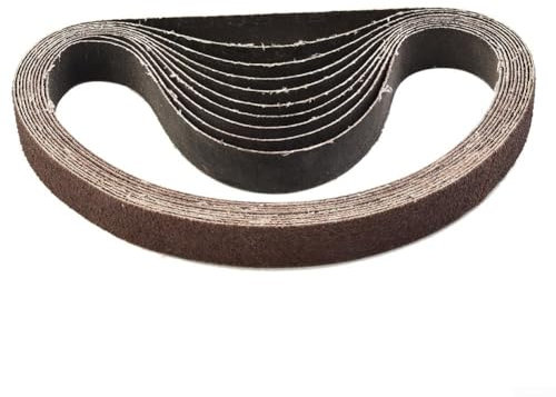 Lot de 60 bandes abrasives 13 x 457 mm pour limes électriques Black&Decker