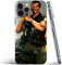 EWINRU Phone Case Compatible with iPhone 15 Pro Max 15 14 13 12 11 Pro Max 6 6s 7 8 X Xs Xr Se 2022/2020 Power Rocket Launcher Arnold Strong Funny Silicone TPU Shockproof Phone Cover Transparent