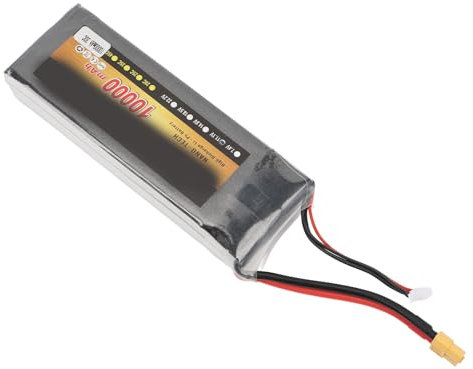 Remplacement de Batterie au Lithium 11.1V 10000mAh, Batterie LiPo Portable 3S 30C pour Voitures RC, Camions Bateaux