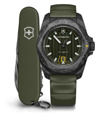 Victorinox Unisex Analog Schweizer Automatikwerk Uhr mit Gummi Armband 242021.1