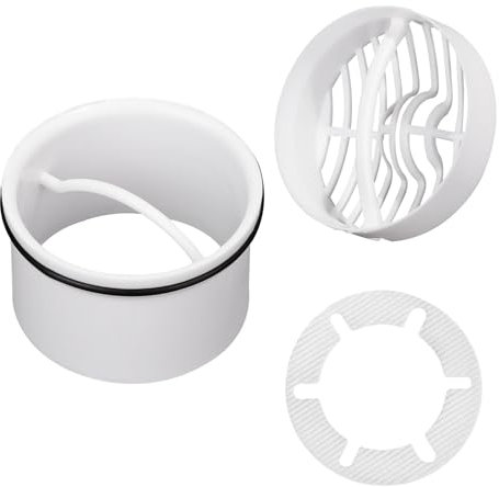 MIGUBIGU 1 Pieza Colador de Pelo + Tubo Sumergible para Ducha, Filtro de Pelo Compatible con 6960, 6963, 6961, 6962, Filtro Pelos Desague Ducha