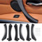HEYOUTH 6 PCS Compatibel for BMW 3er E90/E91/E92/E93 Handgriffe links+Türgriff innen Rechts, Türgriff Innen Beifahrer,Griff und Griffverkleidung für 316 318 320 323 325 328 330 335(2005-2011) Schwarz