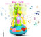 KBIBCK Tanzende Saxophon Raupe, Electric Caterpillar Dance Toy, Baby Musical Raupe Kuscheltier, Automatische Hindernisvermeidung, Sprechender, Singender, Interaktives Spielzeug Ab 6 Monate, Geschenk
