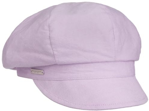 Seeberger Chambray Ballonmütze Schirmmütze Schildmütze Baumwollcap Damencap Damen - mit Schirm, Futter Frühling-Sommer Sommer
