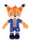 PSG - Peluche Mascotte Germain Le Lynx - 35 cm - Licence Officielle - Peluche Douce avec Maillot Amovible - Souvenir Fan Paris Saint-Germain pour Enfants & Supporters - Idée Cadeau Foot -DC4265