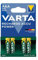 SOS Accessoire Lot de 4 piles rechargeables NIMH AAA LR03 pour Accessoires et entretien VARTA 56703101404