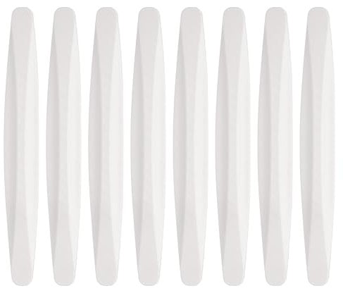 sourcing map 8pcs Car Door Edge Guards Protectors Anti-Collision Side Door Edge Protector Trim Strip Anti-Scratch Universal Vehicle Exterior Accessories for Cars SUV Pickup Truck, White