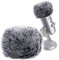 XURJUMI Housse de Microphone, Housse de Protection pour Pare-Brise en Fourrure Compatible avec Blue Yeti, Condenseur Yeti Pro