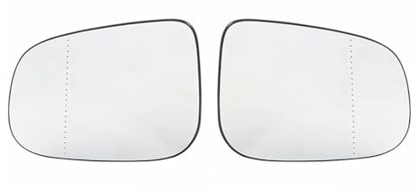 NYSQOJFNF Spiegelglas Für Volvo V40 S40 C30 C70 S80 II S60 V70 30716479 30716483 Auto Weitwinkel Links Rechts Erhitzt Flügel Hinten Spiegel Glas Ersatzspiegel(L+R)
