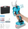 ZWPARTS Sécateur Électrique Compatible avec Makita 18V, Moteur Sans Balais, Diamètre de Coupe 38-50 mm, Outil Professionnel Élagage Arbres avec Écran LED, Sans Batterie ni Chargeur