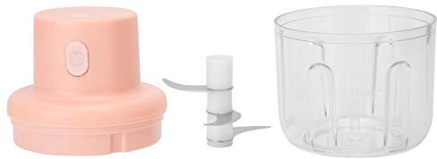 Mastador de Ajo, Mini Chopper Comida Picador de Carne Eléctrica Molinillo Ajo para Cocina