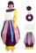 Jackolume Mrs Potts Costume for Women, Mrs Potts Cosplay Teapot Pullover Top and Skirt with Hat, Halloween Party Carnival Outfits for Adults