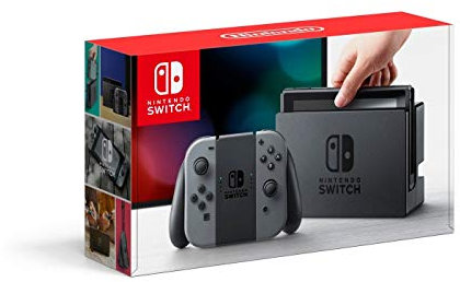 Nintendo Switch with Grey Joy-Con Controllers - UK Version