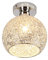 YOXANG Modern Aluminium Deckenleuchte Flur Kreativ Korridor Seitenschiff Dekor Kronleuchter Mini Ball Pendelleuchte Schlafzimmer Balkon Deckenbeleuchtung Ø18CM 1×E27 MAX 40W (Silber)