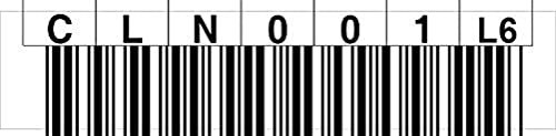 LTO 6 Cleaning Label horizontal Nummernkreis CLN001 - CLN020 (L6)