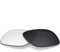 BlazerBuck Anti-salz Ersatzgläser für Oakley Holbrook OO9102 - Klares Schwarz Photochrom
