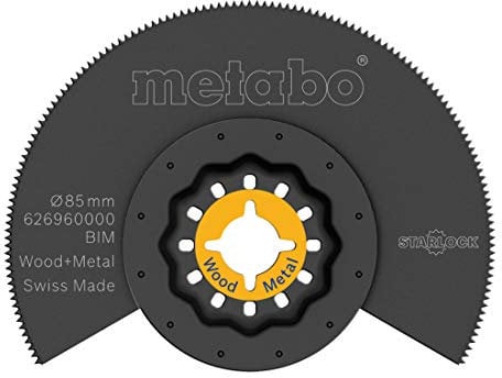 Metabo 626960000 626960000-Hoja de Sierra de inmersión Madera y Metal BiM-x Ø 85 mm
