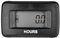 NInE-ROnG Compteur Horaire à Induction LCD Numérique,Conception étanche,Monté sur Panneau,Utilisé pour Tondeuses à Gazon,Générateurs,Machines Routières,Motos,Tronçonneuses,ATV