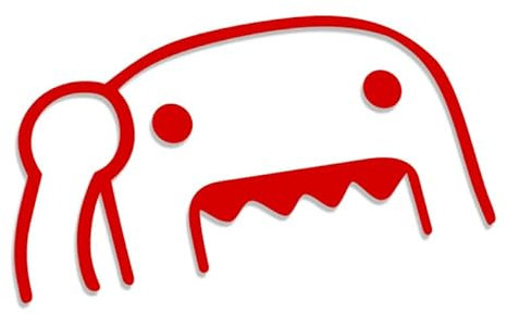 Decus DOMO KUN Window XL 1014 (rot) // Sticker OEM JDM Style Aufkleber