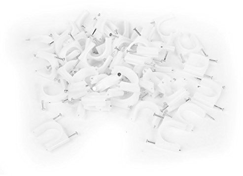 Aexit Agrafe de clou de cercle de câble électrique de diamètre de 32mm de diamètre de 32 mm de diamètre pour le mur en plastique blanc (b981d5aa0ddae101b79f82bd2fa2b0ce)