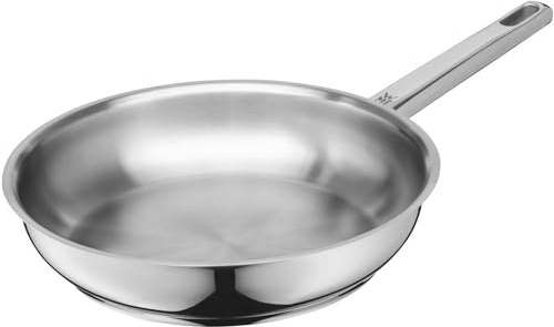 WMF Compact Cuisine Bratpfanne Induktion 24 cm, Cromargan Edelstahl unbeschichtet, Edelstahlgriff, backofengeeignet