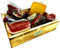 BAVAREGOLA Geschenkekiste mit Südtiroler Spezialitäten die 6er Marende - Präsentkorb gefüllt mit Speck, Käse, Salami & Schinken von Viktor Kofler/Lana - Genuss Geschenk für Männer & Frauen