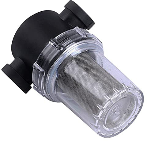 bzcemind 1 stücke Gartenfilter Kunststoff Transparente Bewässerungssystem Verunreinigungsfilter Aquakultur Haushalt Wasserleitung Filter,G1 20 Mesh