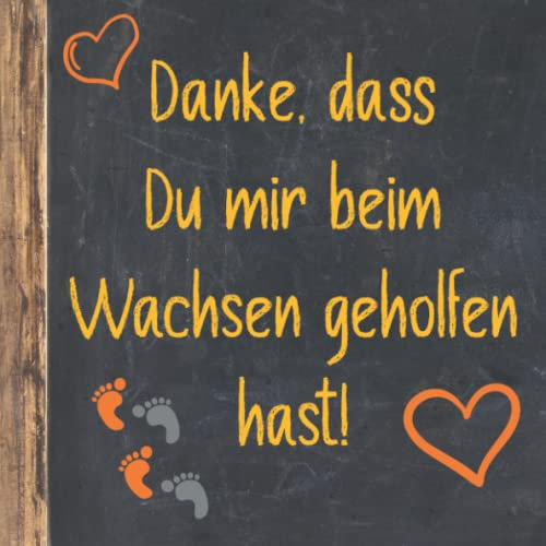Danke, dass du mir beim Wachsen geholfen Hast! / Geschenk für Erzieherin, Erzieher / Abschied vom Kindergarten / Kita Geschenk / Abschiedsgeschenk Kita / Beste Erzieherin oder Erzieher