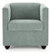 LOOKS by Wolfgang Joop Looks I Designer Sessel mit Federkern, Holzwerkstoff, türkis, 72x71x75 cm