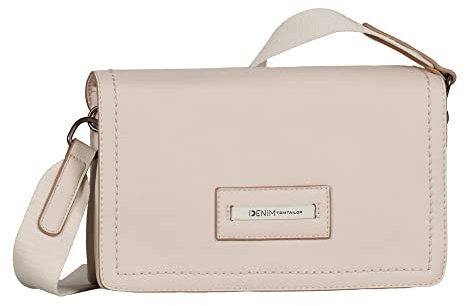 DENIM TOM TAILOR bags Suzan Damen Umhängetasche Umschlagtasche Mittelgroß Beige