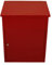 Paketkasten Paketbriefkasten Briefkasten für Pakete Briefkasten mit Paketfach Paketbox Postbox Paket-Dropbox Paketstation für zuhause Paket-Standbriefkasten Paket-Briefkasten abschließbar Rot