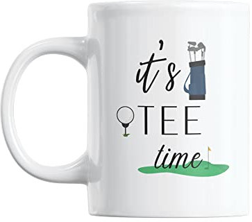 NA It's Tee Time/Funny Golfers Mug/Coffee Mug/Playing Golf Mug