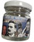 BLUSUPERSHOP 1 Mini Barattolo in Vetro Alto 5 CM Diametro 4 CM Aria di Napoli 20ML Circa Stampa A Colori bomboniera Divertente Omaggio AMULETI