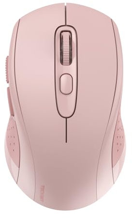 TECKNET Bluetooth Mouse, 4000DPI Wireless Mouse Computer Mice Bluetooth 5.0/3.0 and 2.4GHz Connectivity Mouse with 6 Adjustable DPI,18 Months Long Battery Life Cordless USB Mouse for Laptop PC