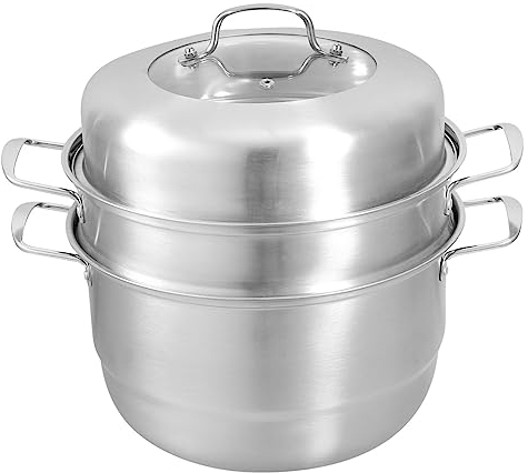 GANAZONO 1 Satz Amphora Dampfkochtöpfe Dampfpfannen Dim-sum-kochgeschirr Dampfeinsatz Stapelbarer Dampfgarer Brötchen Bao Dampfgarer Dampfendes Kochgeschirr Glas 28c Suppendampfer Mehrzweck