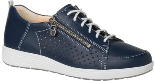 Ganter Damen Kerstin Sneaker, darkblue, 38.5 EU Weit