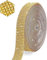 CHONGQILAO Strassband Selbstklebend, 1 Rolle Strass Bänder, Prickelnd Selbstklebend Diamant Band, für DIY, Auto, Zuhause, Hochzeit, Party Dekoration (270cm) (Golden)