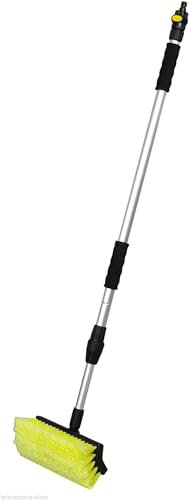 Maury's Idrospazzola Telescopica per Pulizia Profonda, Tubo Ad Innesto Allungabile Fino a 180 cm, Ideale per Auto, Camper e Rimorchi