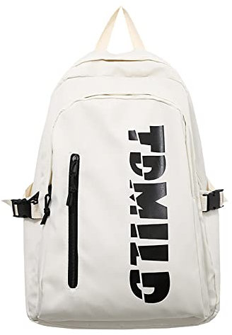 Cookies Rucksack für Schule, Start Saison, modisch, für Damen, Mädchen, Studenten, Reißverschluss, Schultasche, Nylon, Reisen, hohe Kapazität, Sportschuhe, Rucksack, weiß, One size