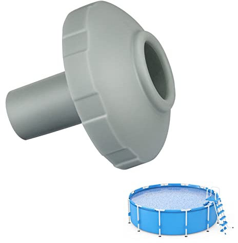 Xevinas Poolzubehör,Pool Einlaufdüse | Einlaufdüse Stahlwandpool Schlauchtüllefilter Anschluss | 1,25 Kleiner Poolfilter-Anschlusseinlass Und -auslass | Schlauchanschluss 32mm/38mm, Pool Zubehör (A)
