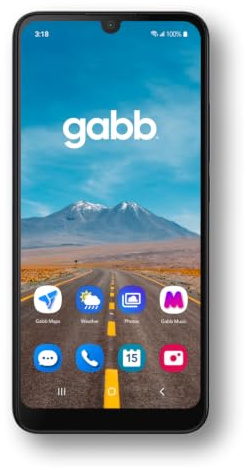 Gabb Phone 4 - Kids Phone, GPS Tracker, No Internet, Black | Phone for kids ages 8-12, parental controls, no social media, no internet browser, phone plan required