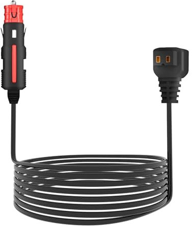 DC-Netzkabel, 3 m Länge, 12 V/24 V, für Auto-Kühlschrank, Kühlschrank, Gefrierschrank, kompatibel mit ARB, BougeRV, Dometic, ICECO, Setpower, JoyTutus, Alpicool, Bodega, Euhomy (DC-Netzstecker)