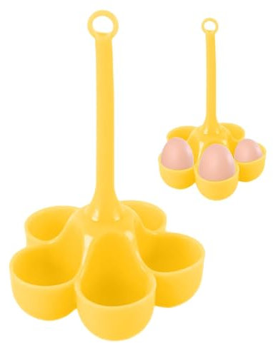 Support de chaudière à œufs - Support à vapeur pour œufs avec poignées en silicone résistant à la chaleur - Grille de cuisson polyvalente pour œufs compatible avec la marmite instantanée pour autocuis