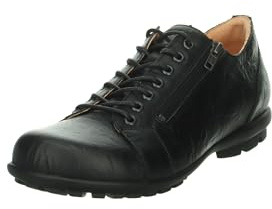 THINK! Herren Kong chromfrei gegerbte nachhaltige Halbschuhe, SCHWARZ 0000