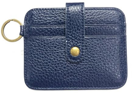 Leisofter Porte-Cartes Multifonctions en Cuir pour Hommes, Porte-Monnaie, Housse de Carte de Crédit, Mini Portefeuille Slim avec Porte-Clés