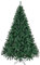 LALAHO künstlicher Weihnachtsbaum 120/150/180/210cm PVC Material Thickened Branches Foldable mit robuster Sockel (Grün, 180cm)