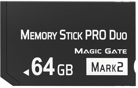 Original Pro Duo MARK2 Clé USB 64 Go haute vitesse compatible avec accessoires PSP1000 2000 3000 et cartes mémoire pour appareil photo numérique Noir 64 Go
